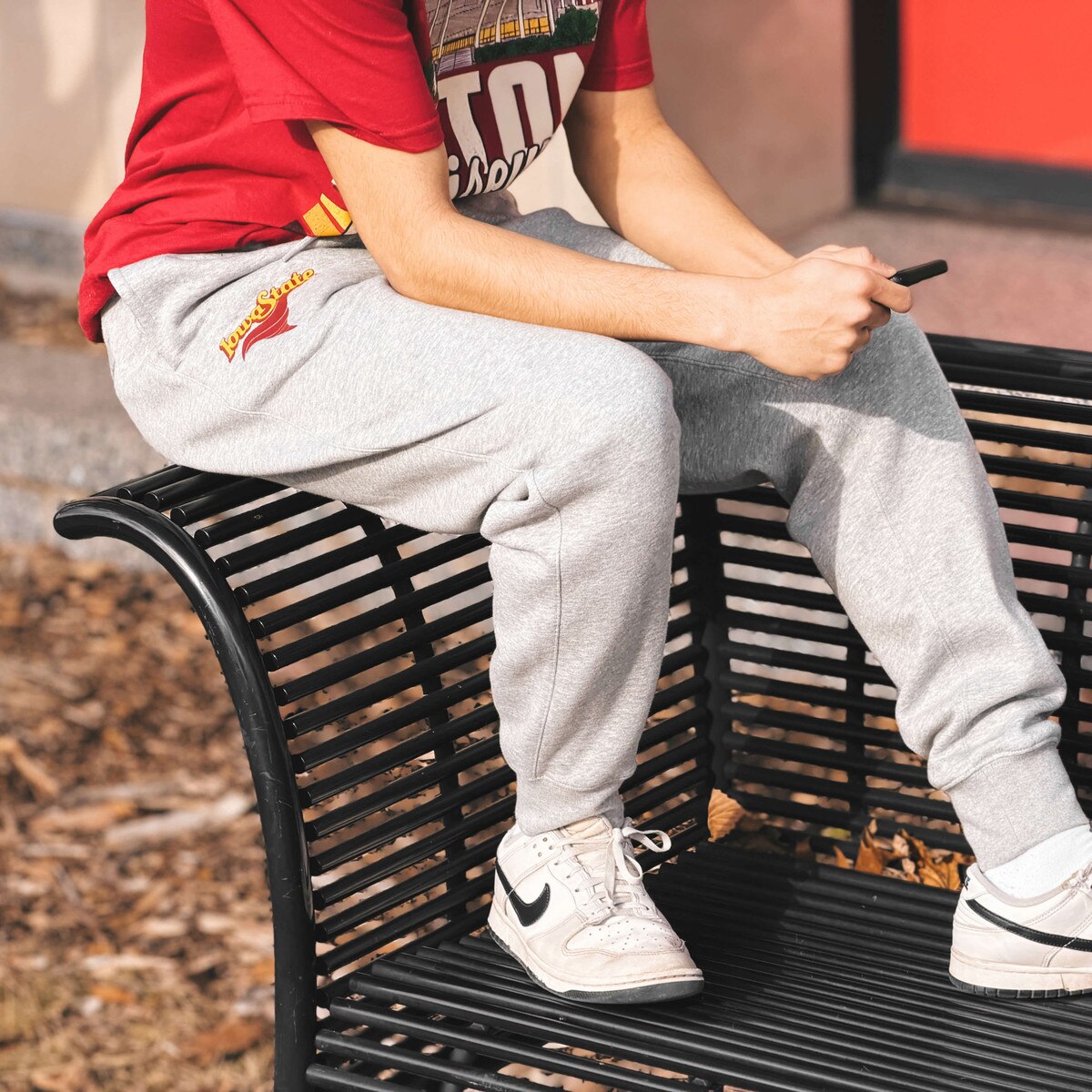 Nike® Iowa State Swirl Gray Fleece Joggers